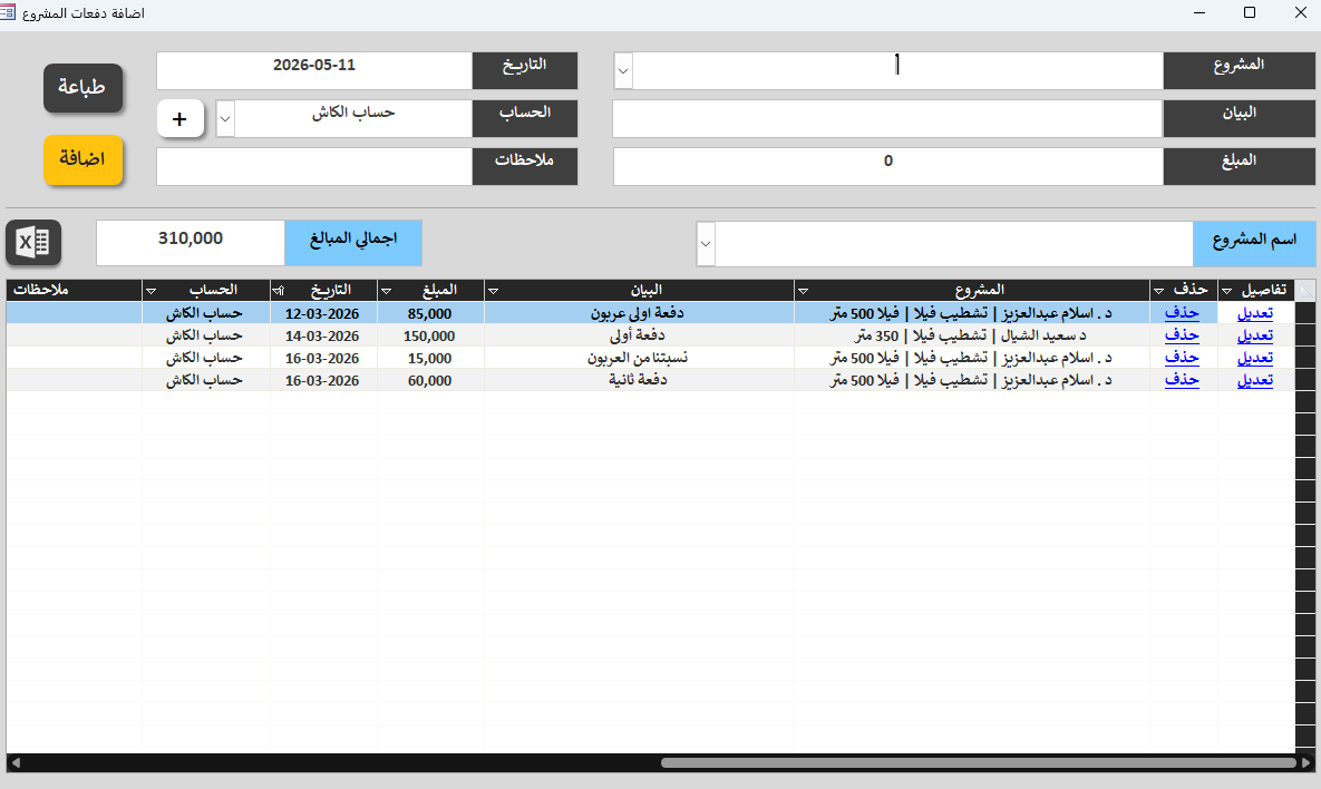 الدفعات